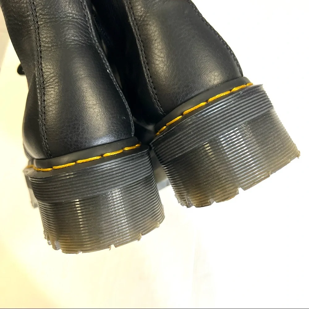 Dr. Marten Jadon Faux Fur Lined Leather Platform Boot  Sz 5 - Picture 5 of 13